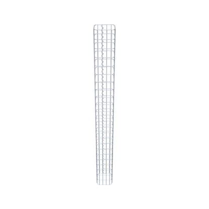 Gabionpelare, kvadrat 22 cm x 22 cm, 230 cm hög, MW 5 cm x 10 cm
