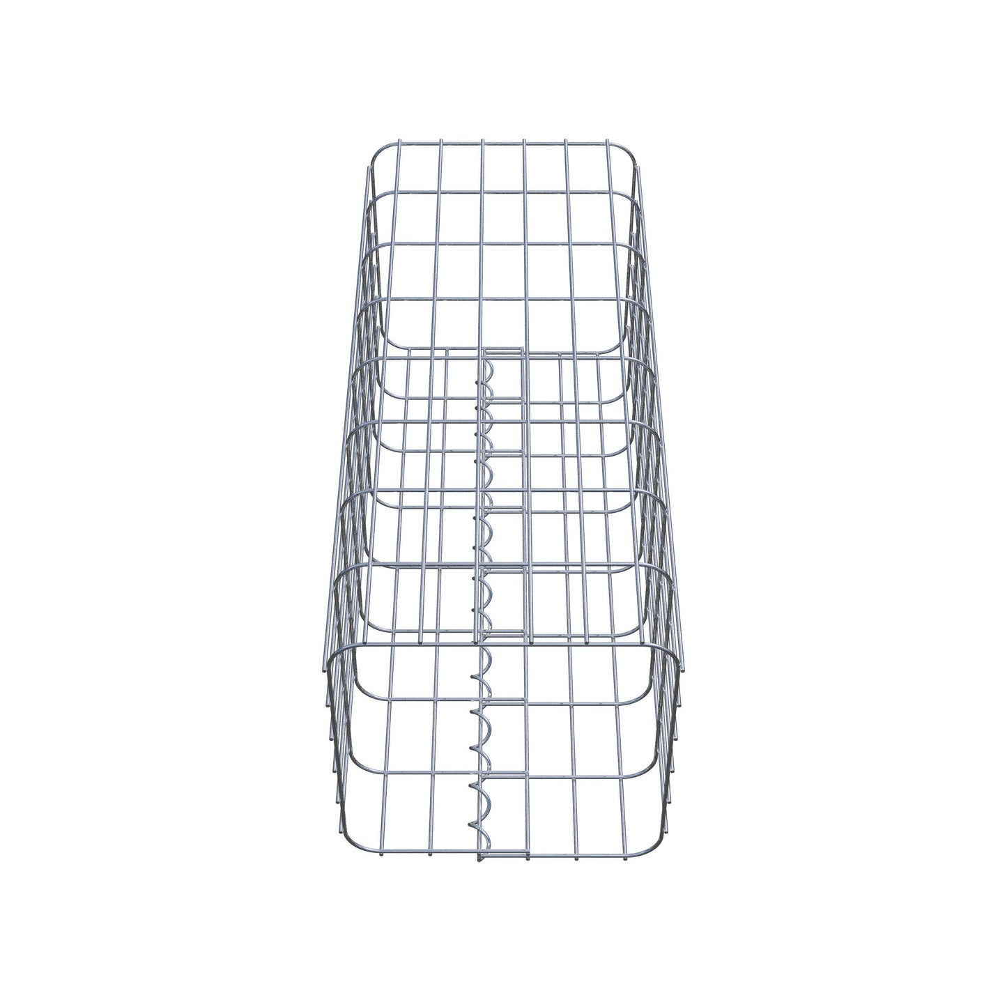 Colonne de gabion carrée 32 cm x 32 cm, 80 cm de hauteur, MW 5 cm x 10 cm