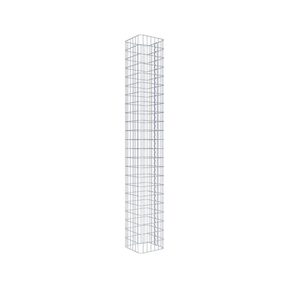 Gabion column square 32 cm x 32 cm, 230 cm height, MW 5 cm x 10 cm