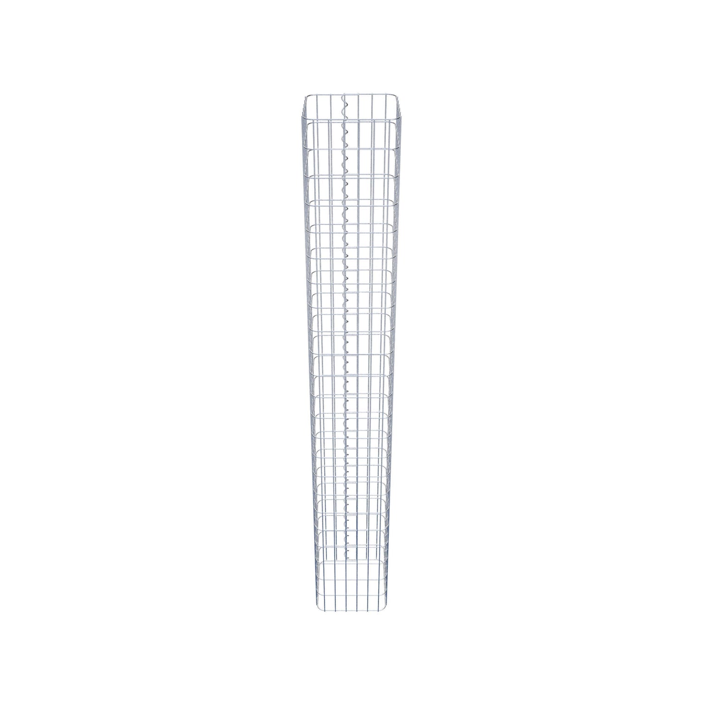 Gabion column square 32 cm x 32 cm, 230 cm height, MW 5 cm x 10 cm