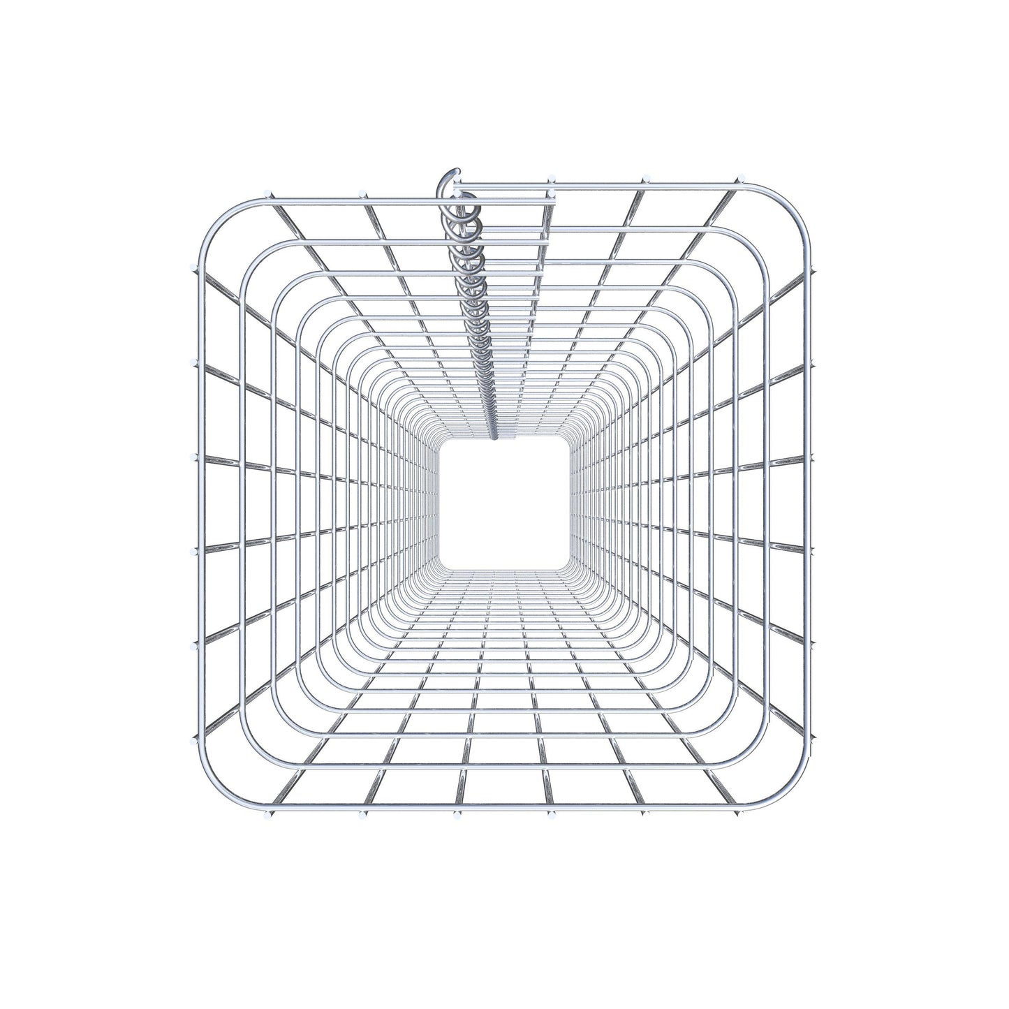 Gabion column square 32 cm x 32 cm, 230 cm height, MW 5 cm x 10 cm