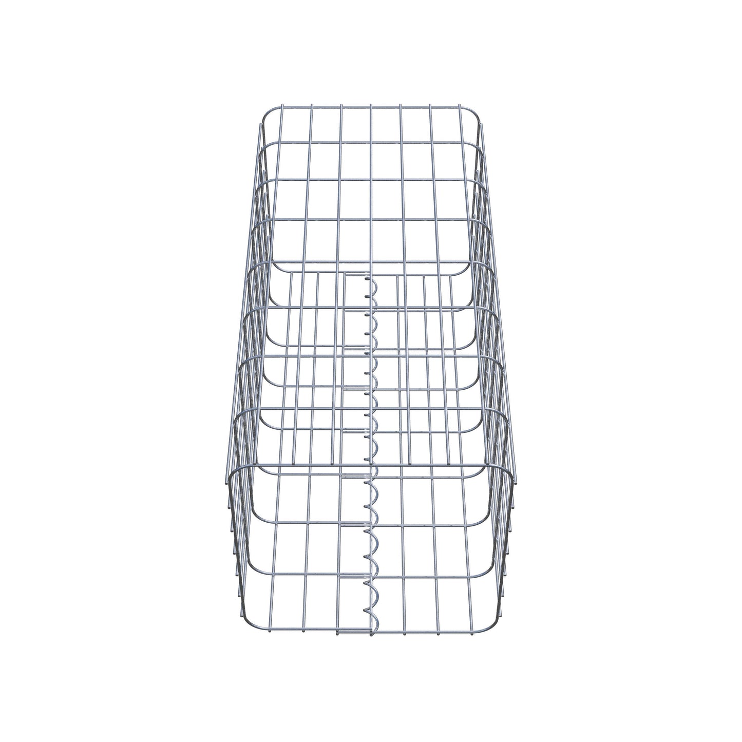 Colonne de gabion carrée 37 cm x 37 cm, 80 cm de hauteur, MW 5 cm x 10 cm