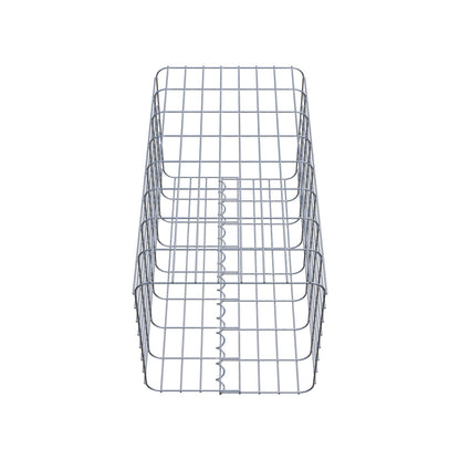 Gabion column square 42 cm x 42 cm, 80 cm height, MW 5 cm x 10 cm