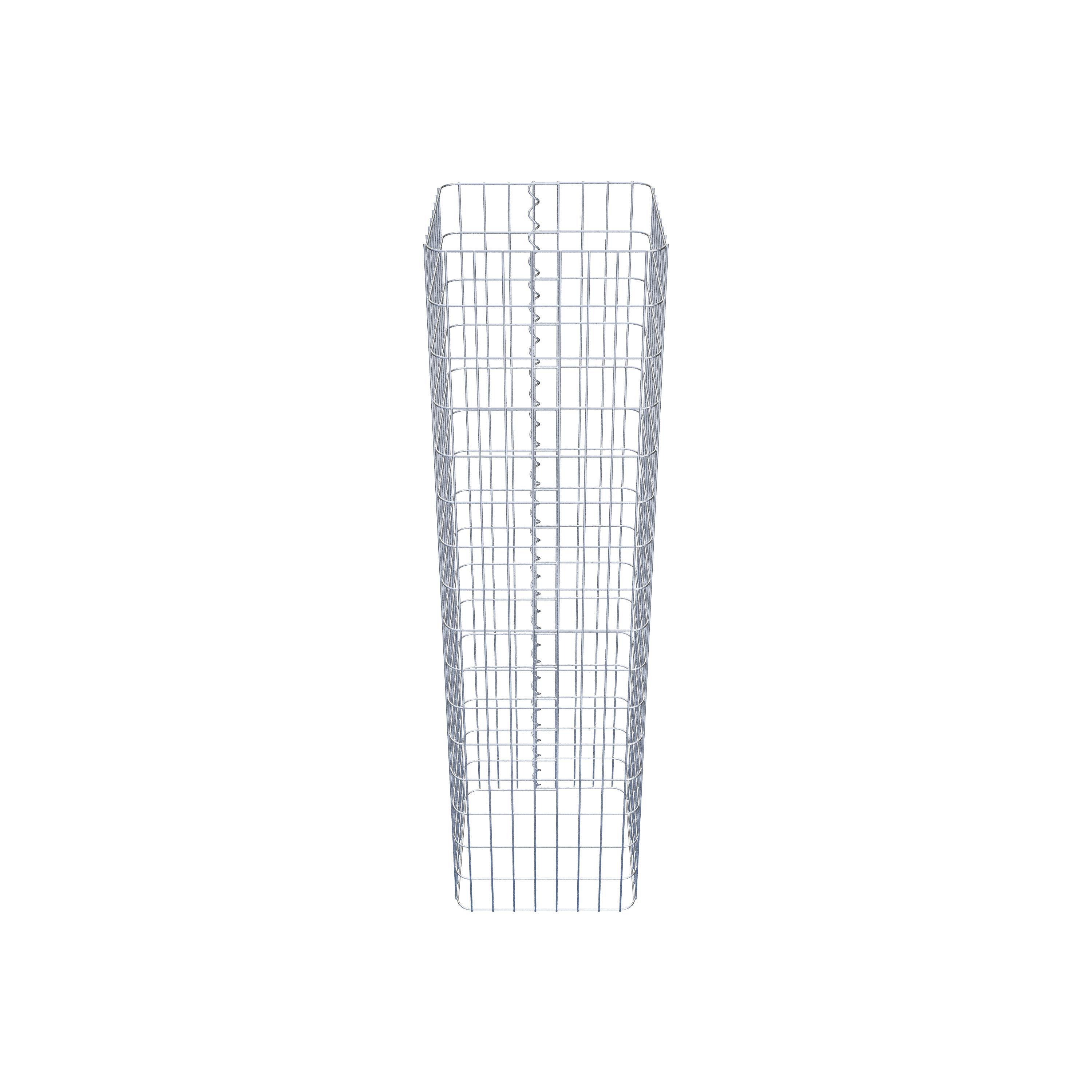 Gabion column square 42 cm x 42 cm, 160 cm height, MW 5 cm x 10 cm