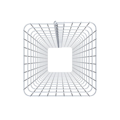 Gabionensäule eckig 42  cm x 42  cm, 160 cm Höhe, MW 5 cm x 10 cm