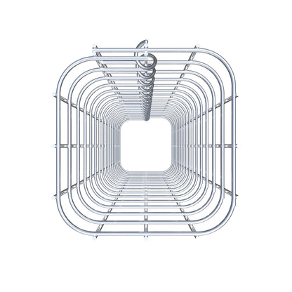 Gabionensäule eckig 17 cm x 17 cm, 80 cm Höhe, MW 5 cm x 5 cm