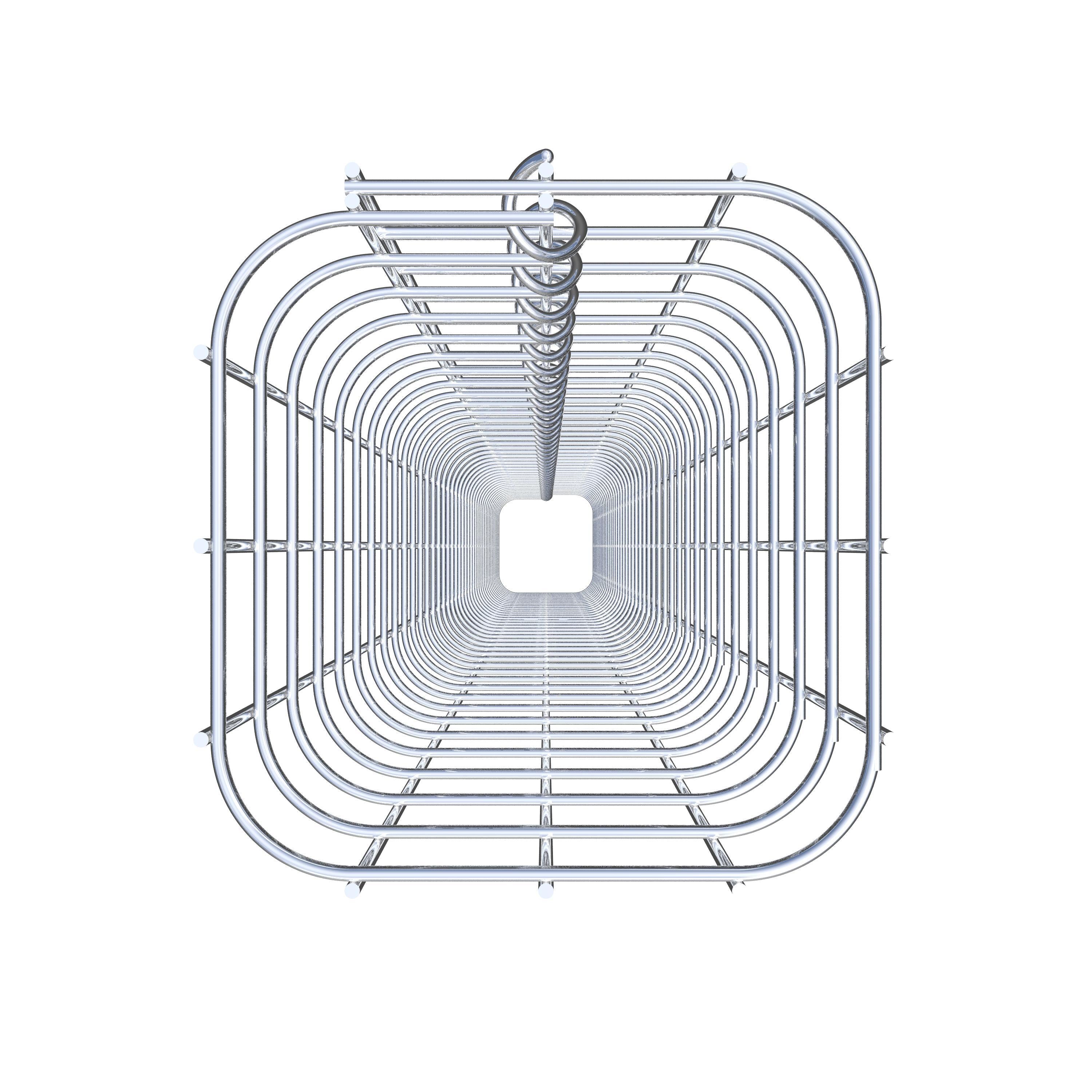 Gabionsøjle firkantet 17 cm x 17 cm, 200 cm højde, MW 5 cm x 5 cm