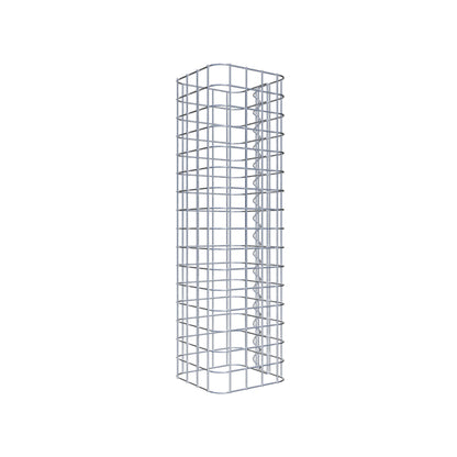 Gabion column square 22 cm x 22 cm, 80 cm height, MW 5 cm x 5 cm