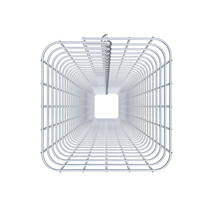 Columna de gaviones angular 27 cm x 27 cm, 230 cm de altura, MW 5 cm x 5 cm