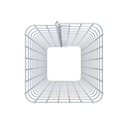 Colonne de gabion carrée 32 cm x 32 cm, hauteur 80 cm, MW 5 cm x 5 cm