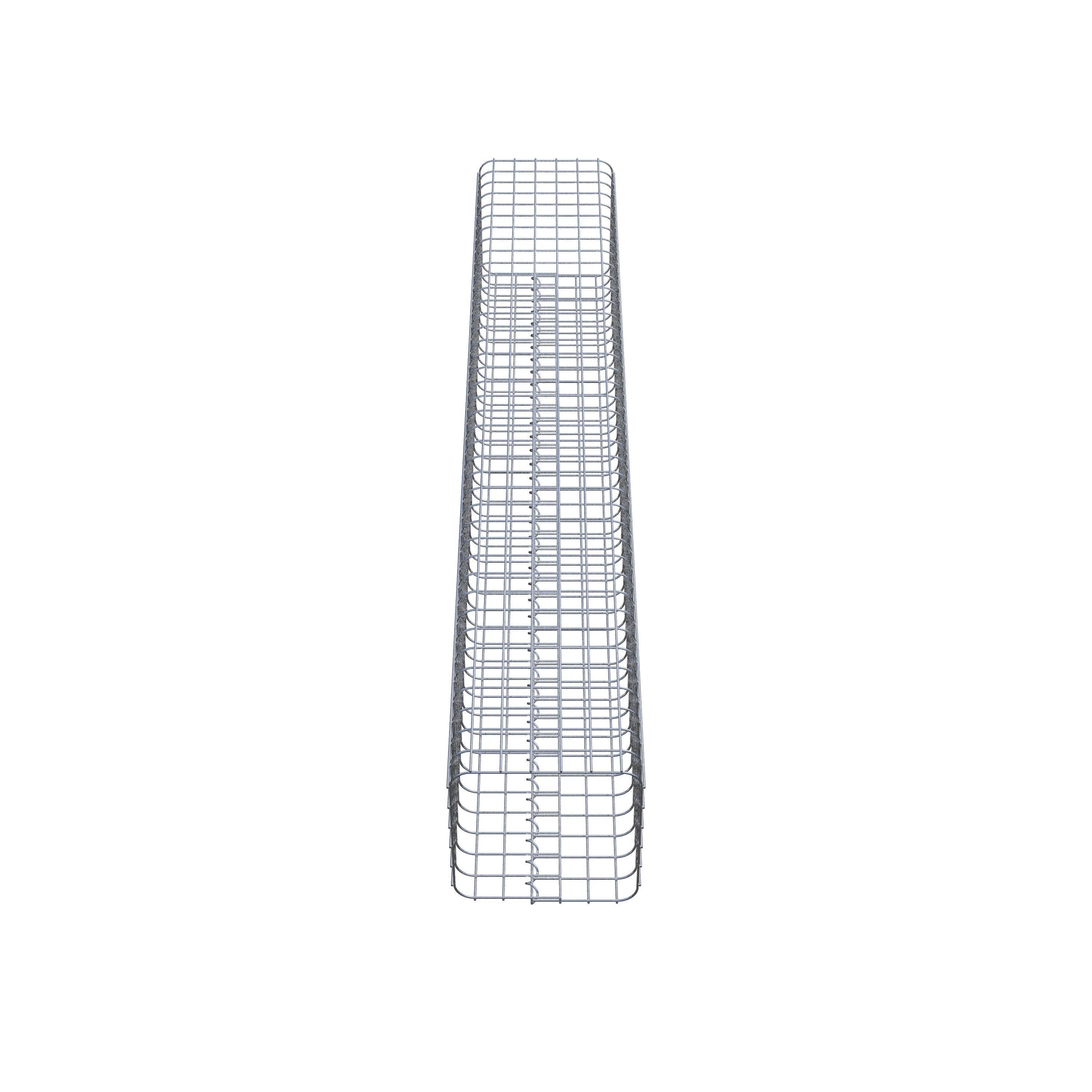 Gabion column square 32 cm x 32 cm, 200 cm high, MW 5 cm x 5 cm