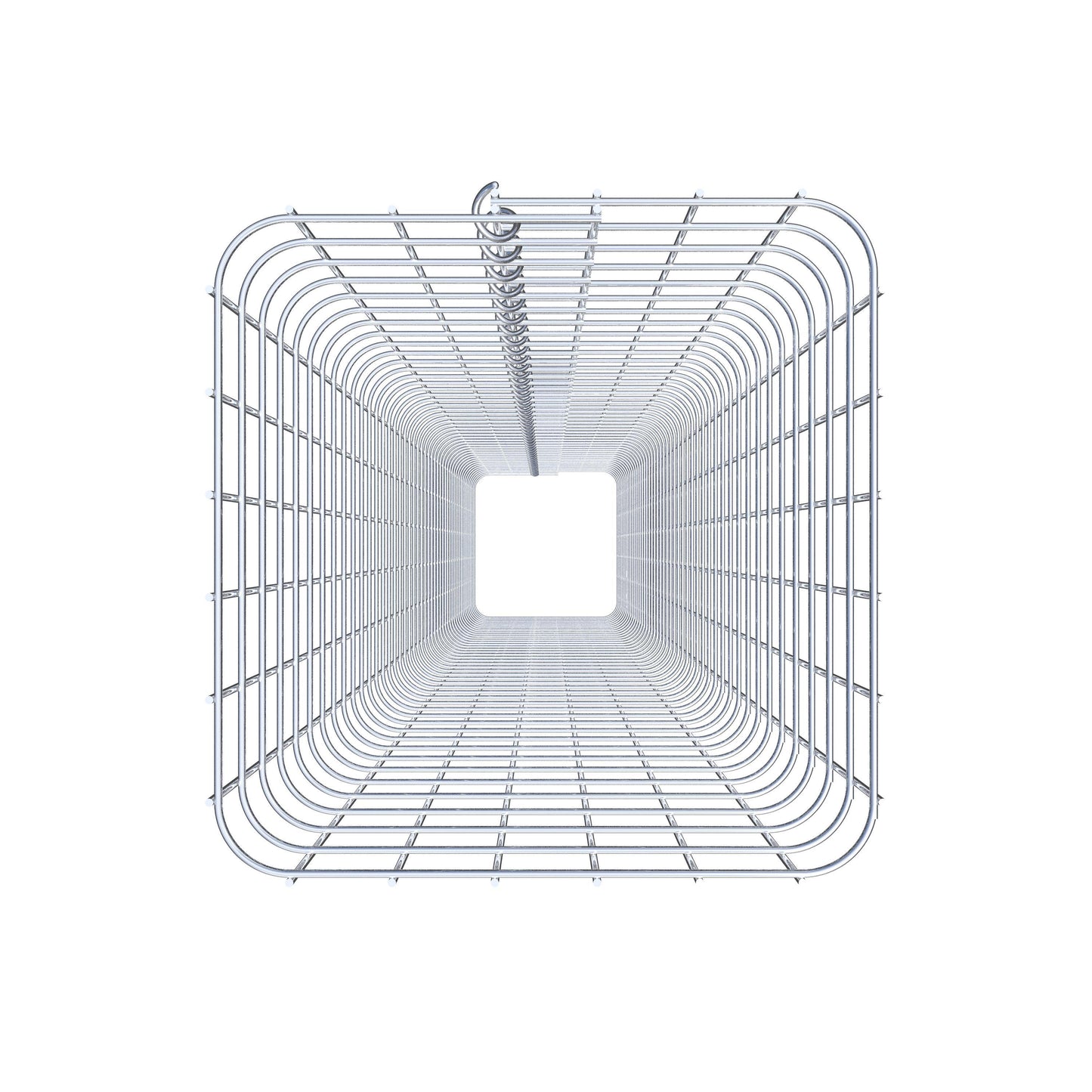 Columna de gaviones angular 32 cm x 32 cm, 230 cm de altura, MW 5 cm x 5 cm