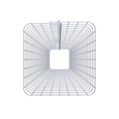 Columna de gaviones, angular 37 cm x 37 cm, 200 cm de altura, MW 5 cm x 5 cm