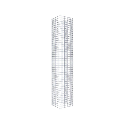Gabion column square 42 cm x 42 cm, 230 cm height, MW 5 cm x 5 cm