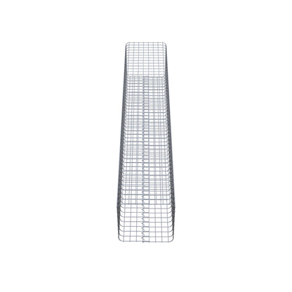 Gabion column square 42 cm x 42 cm, 230 cm height, MW 5 cm x 5 cm