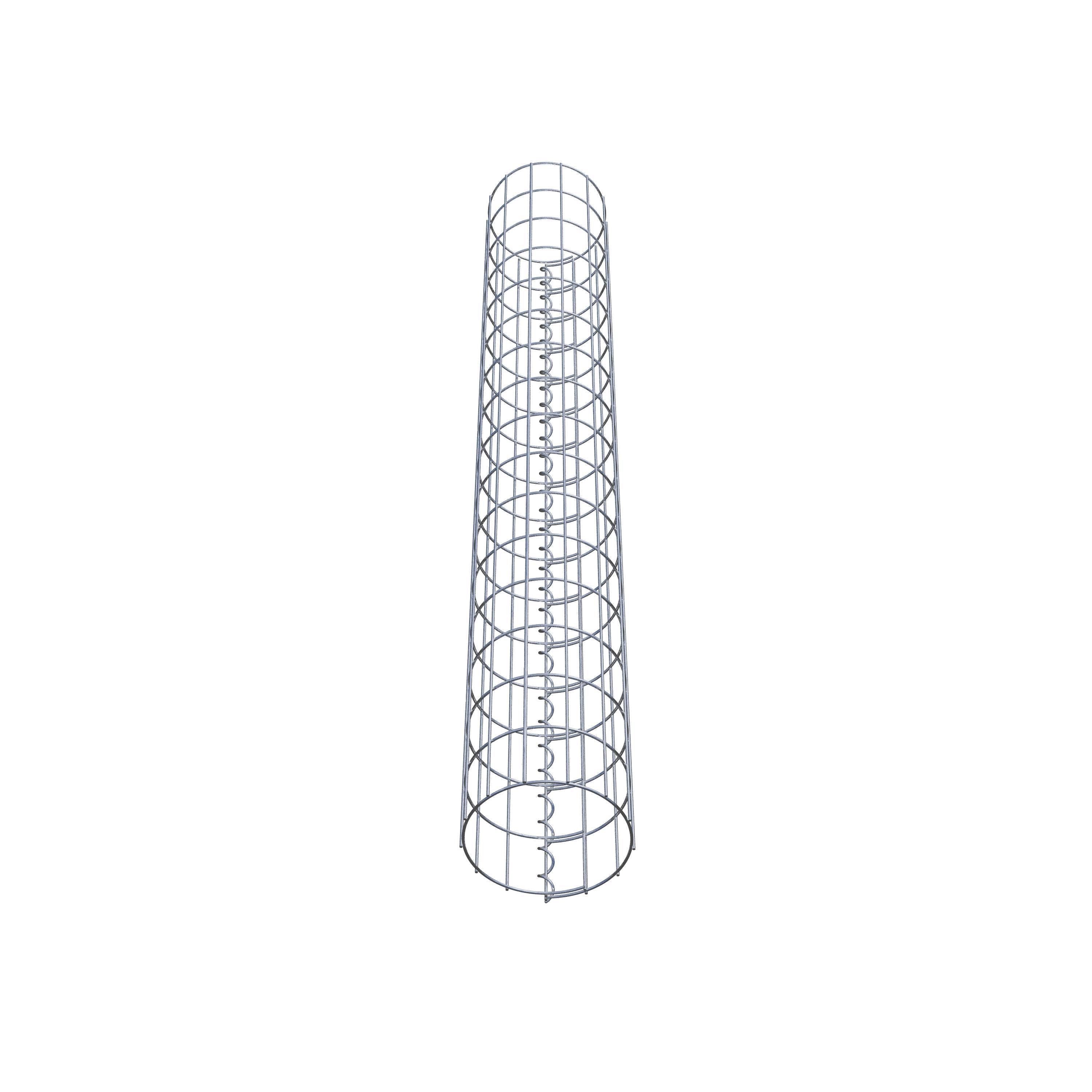 Gabionensäule Durchmesser 22 cm, MW 5 x 10 cm rund