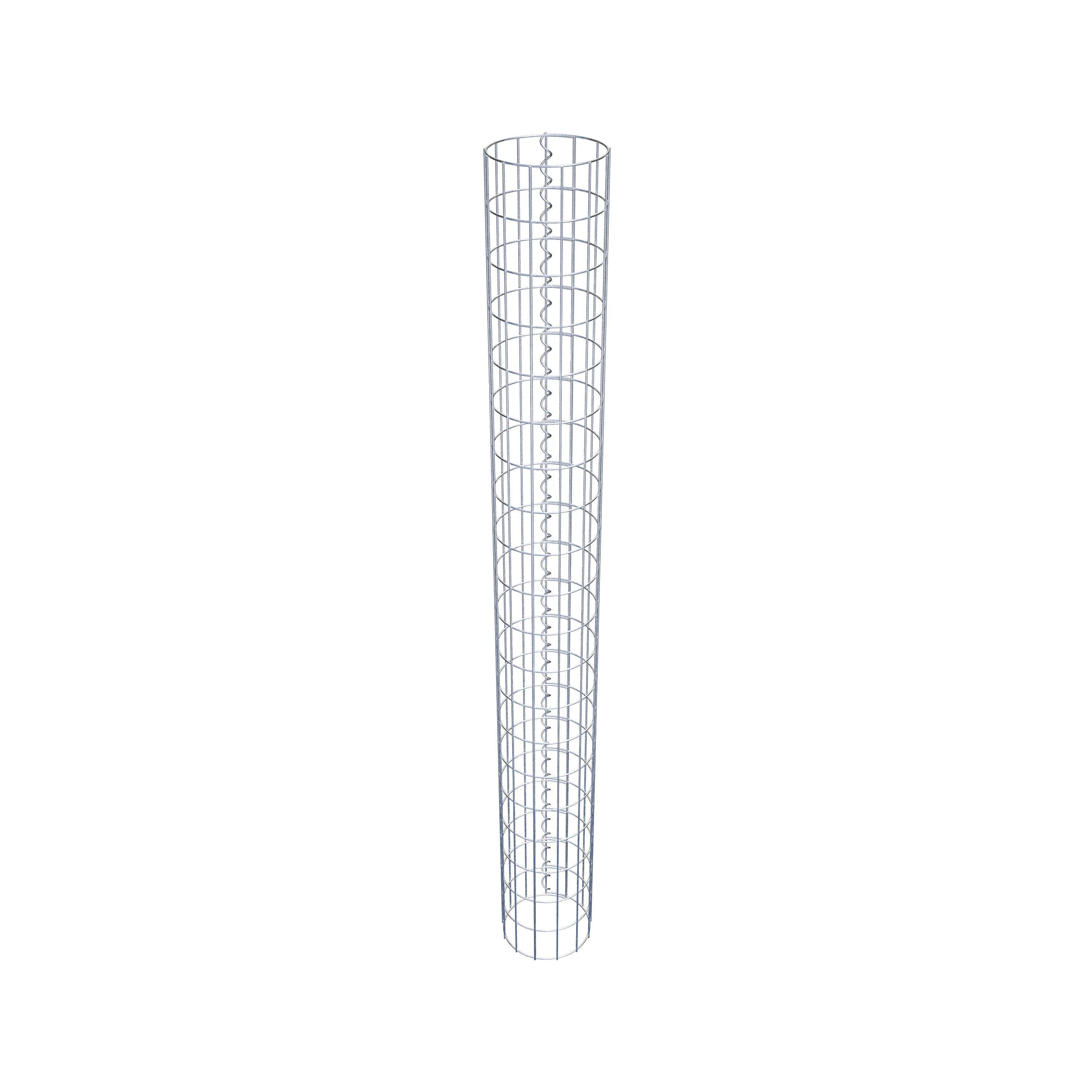 Gabionensäule Durchmesser 22 cm, MW 5 x 10 cm rund