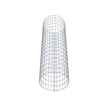 Gabionensäule rund 47  cm Durchmesser, 160  cm Höhe, Maschenweite 5 cm x 10 cm