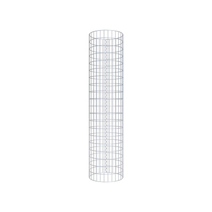 Colonne de gabion ronde 47 cm de diamètre, 200 cm de hauteur, mailles 5 cm x 10 cm