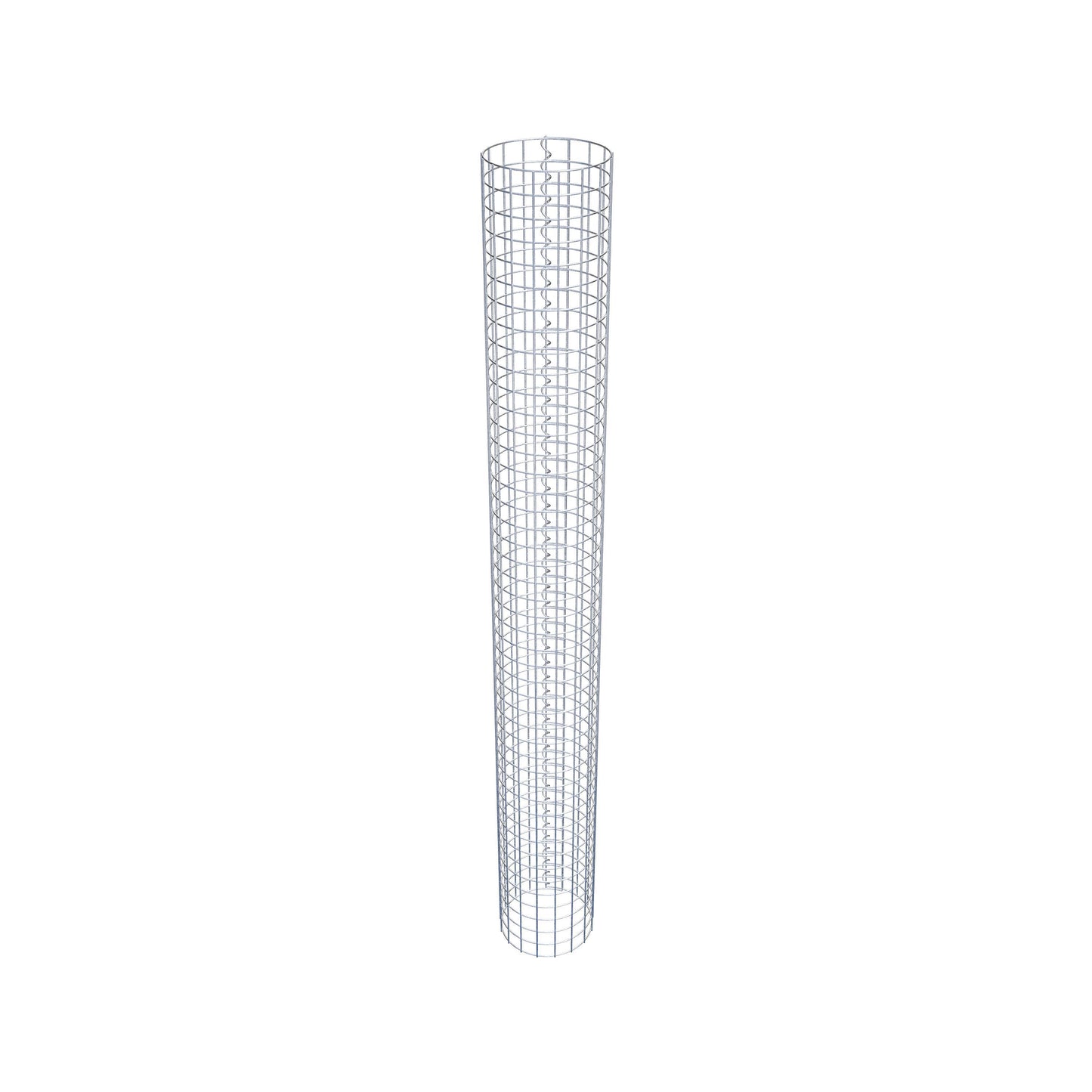 Colonne de gabion ronde 27 cm de diamètre, 230 cm de hauteur, maille 5 cm x 5 cm