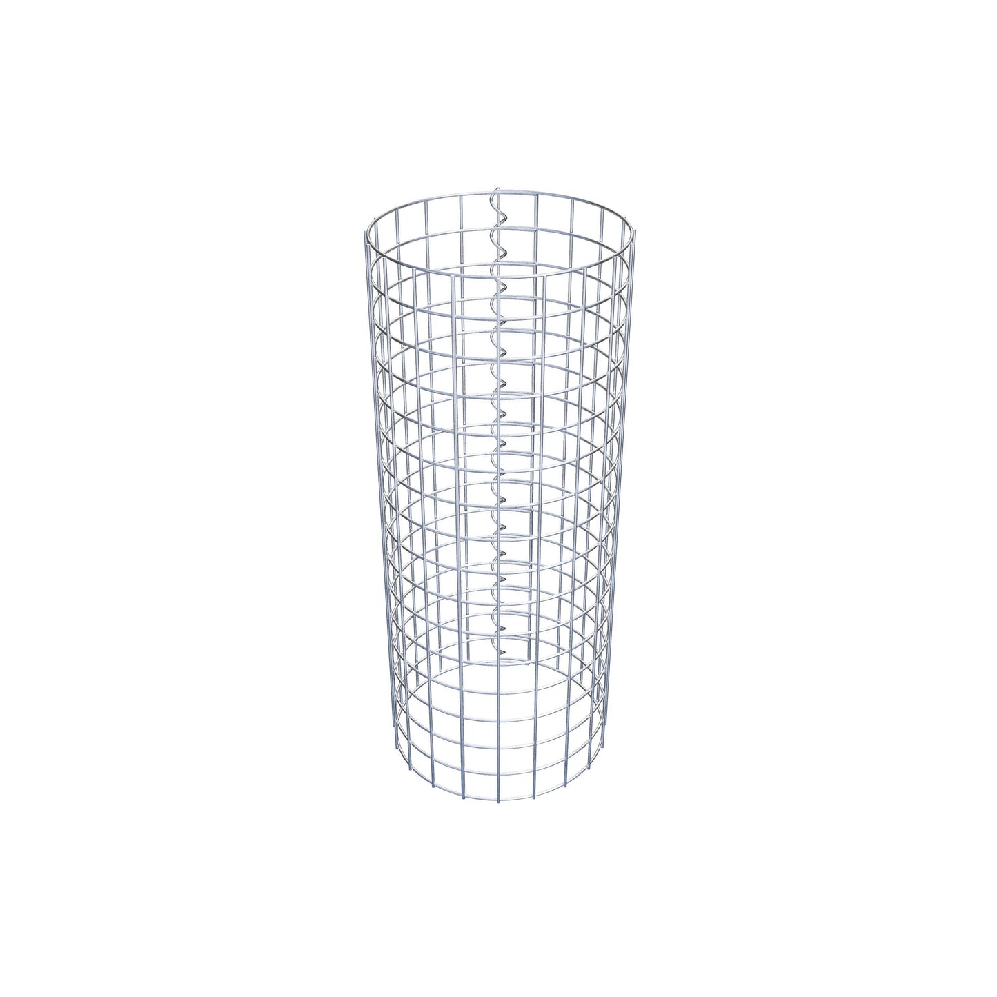 Colonne de gabion ronde 32 cm de diamètre, 80 cm de hauteur, maille 5 cm x 5 cm