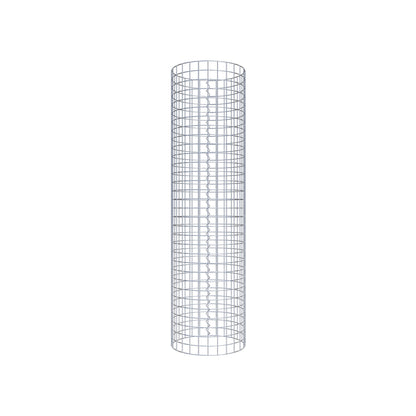 Colonne de gabion ronde 42 cm de diamètre, 160 cm de hauteur, maille 5 cm x 5 cm