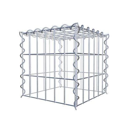 Gabbione aggiuntivo tipo 3 30 cm x 30 cm x 30 cm (L x H x P), dimensione maglia 5 cm x 10 cm, a spirale