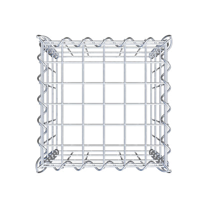Gabbione aggiuntivo tipo 3 30 cm x 30 cm x 30 cm (L x H x P), dimensione maglia 5 cm x 10 cm, a spirale
