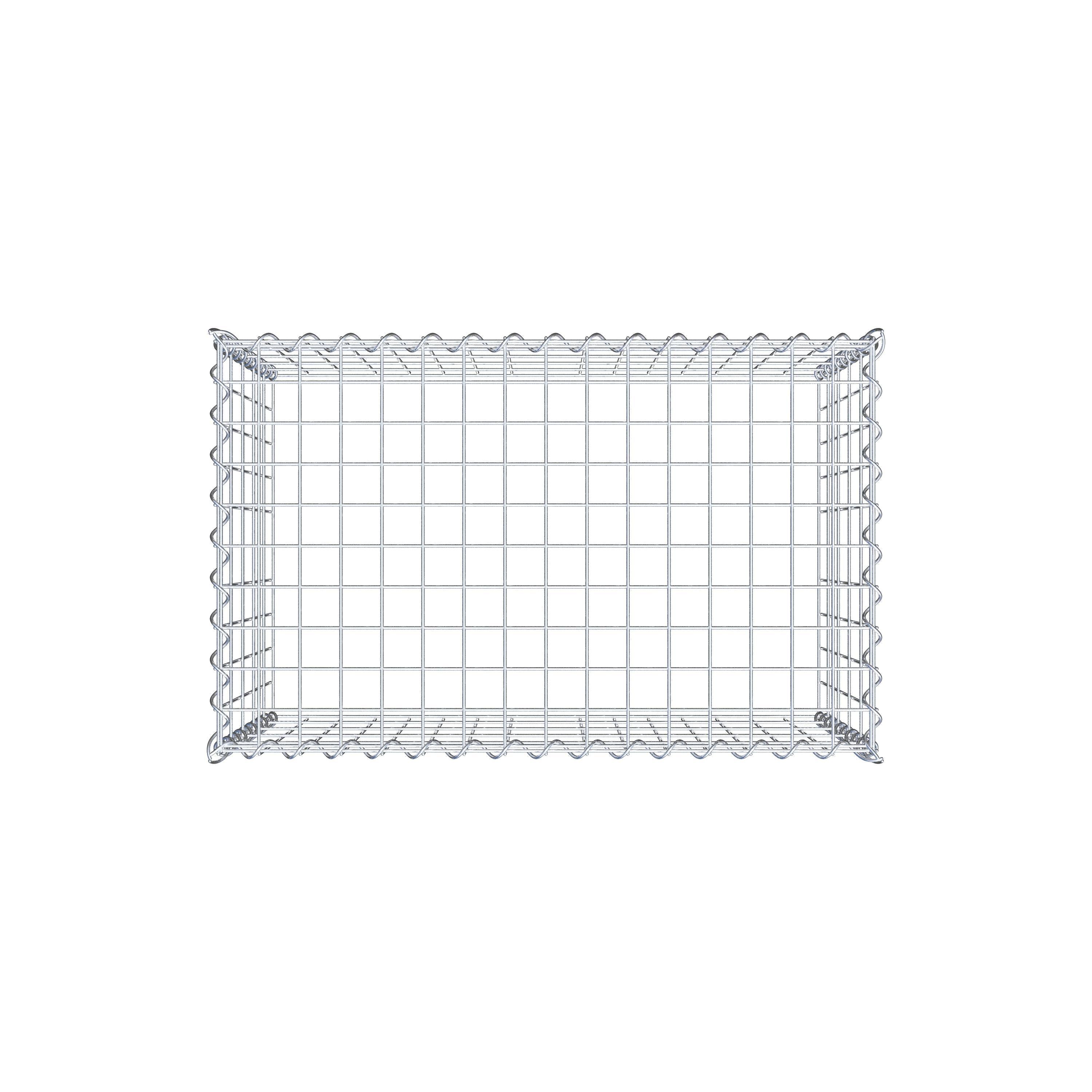 Grown-on gabion type 3 80 cm x 50 cm x 50 cm (L x H x D), mesh size 5 cm x 10 cm, spiral