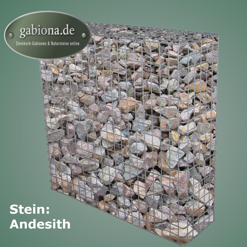 Gabion galvanisé à chaud 102 cm x 102 cm x 32 cm, mailles 5 cm x 5 cm, entièrement soudé