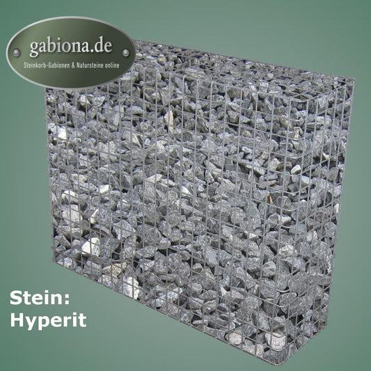 Gabione feuerverzinkt 102 cm x 82 cm x 32 cm, Maschenweite 5 cm x 5 cm, fertig geschweißt