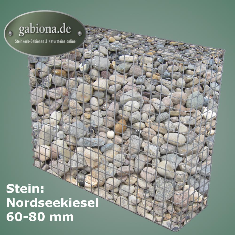 Gabion hot-dip galvanized 102 cm x 82 cm x 32 cm, mesh size 5 cm x 5 cm, fully welded