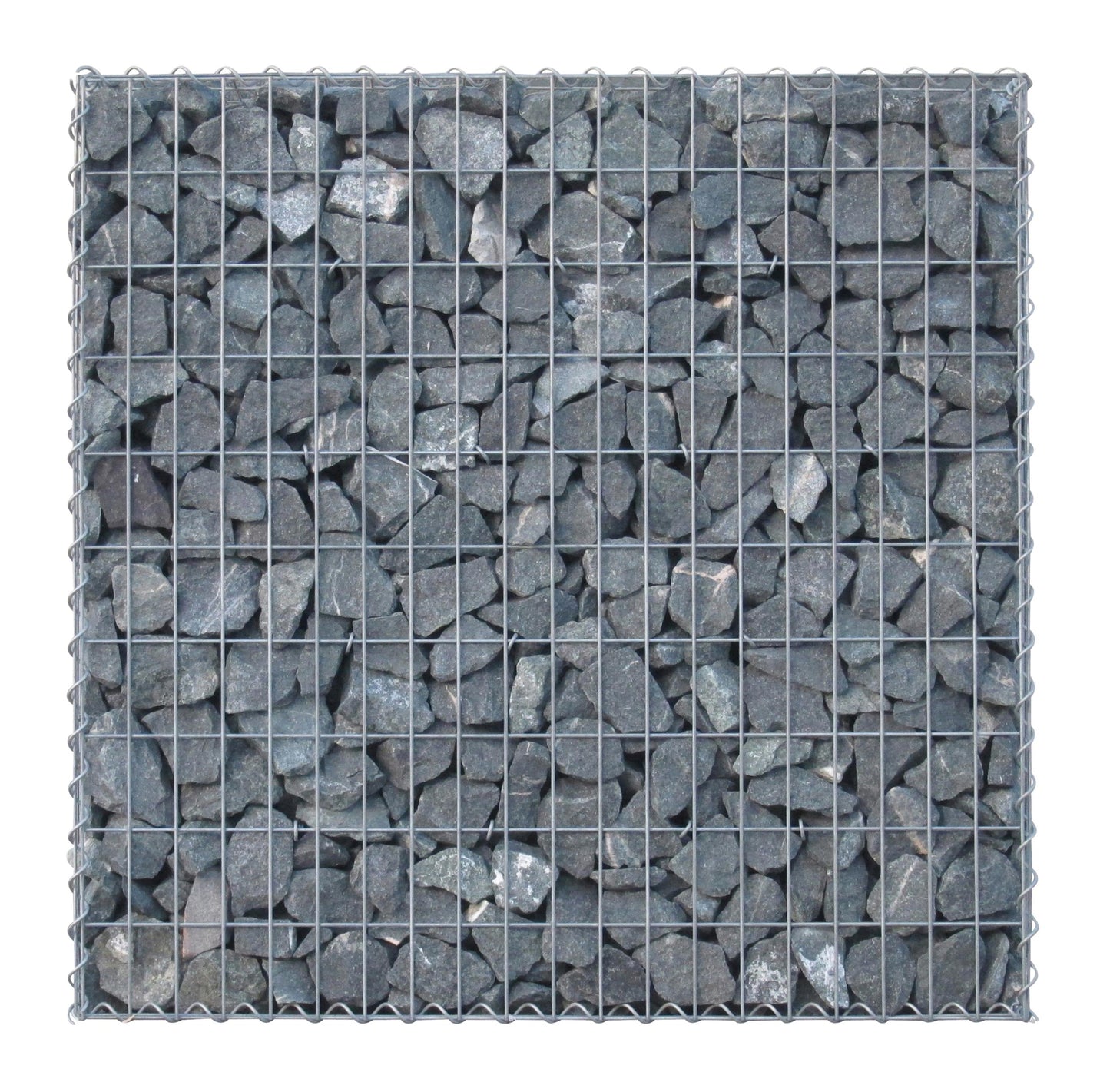 Gabion 100 cm x 100 cm x 30 cm (L x H x P), mailles 5 cm x 10 cm, spirale