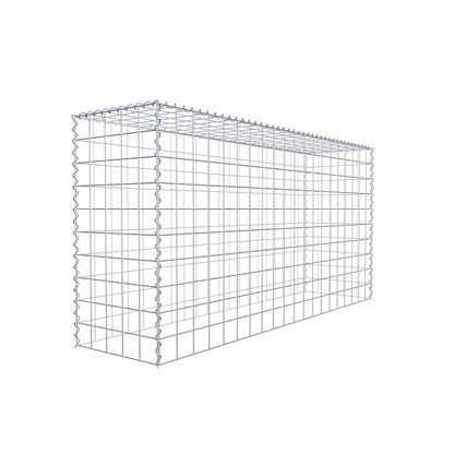 Grown-on gabion type 3 200 cm x 100 cm x 50 cm (L x H x D), mesh size 10 cm x 10 cm, spiral