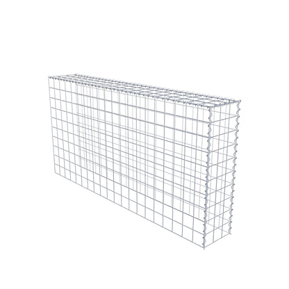 Extra gabion typ 4 200 cm x 100 cm x 30 cm (L x H x D), maskstorlek 10 cm x 10 cm, spiral