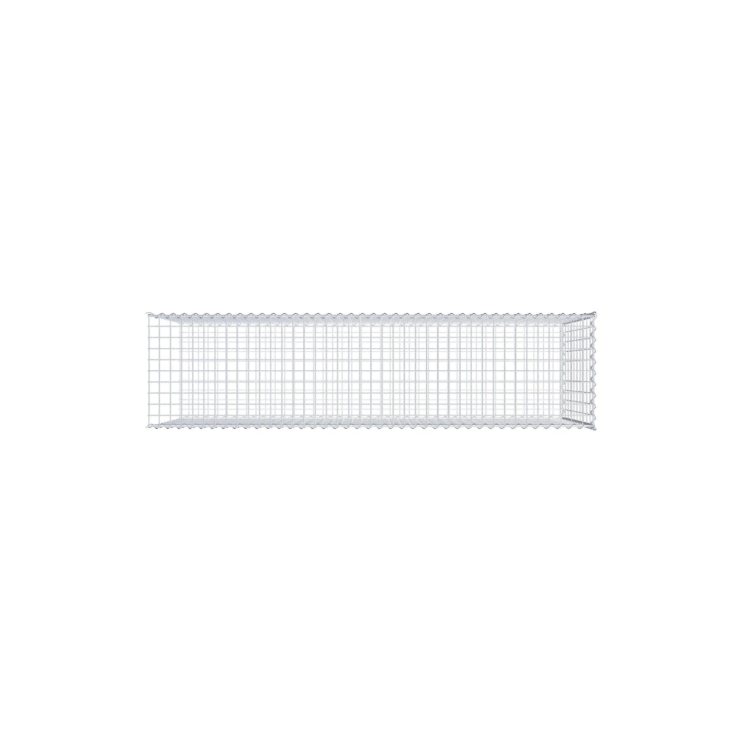 Opvokset gabion type 2 200 cm x 100 cm x 50 cm (L x H x D), maskestørrelse 5 cm x 10 cm, spiral