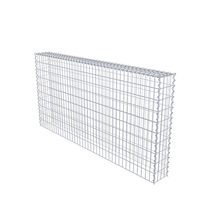 Gabion rapporté type 3 200 cm x 100 cm x 20 cm (L x H x P), mailles 5 cm x 10 cm, spirale