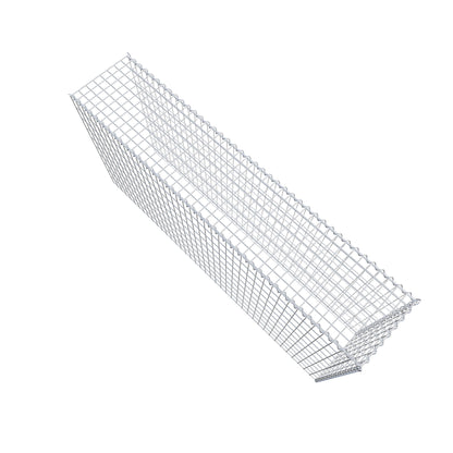 Anbaugabione Typ 4 200 cm x 100 cm x 40 cm (L x H x T), Maschenweite 5 cm x 10 cm, Spirale