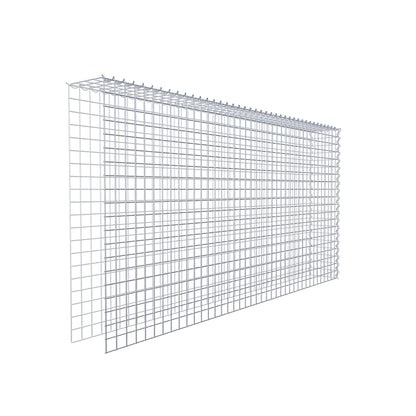 Gabion rapporté type 4 200 cm x 100 cm x 20 cm (L x H x P), mailles 5 cm x 5 cm, spirale