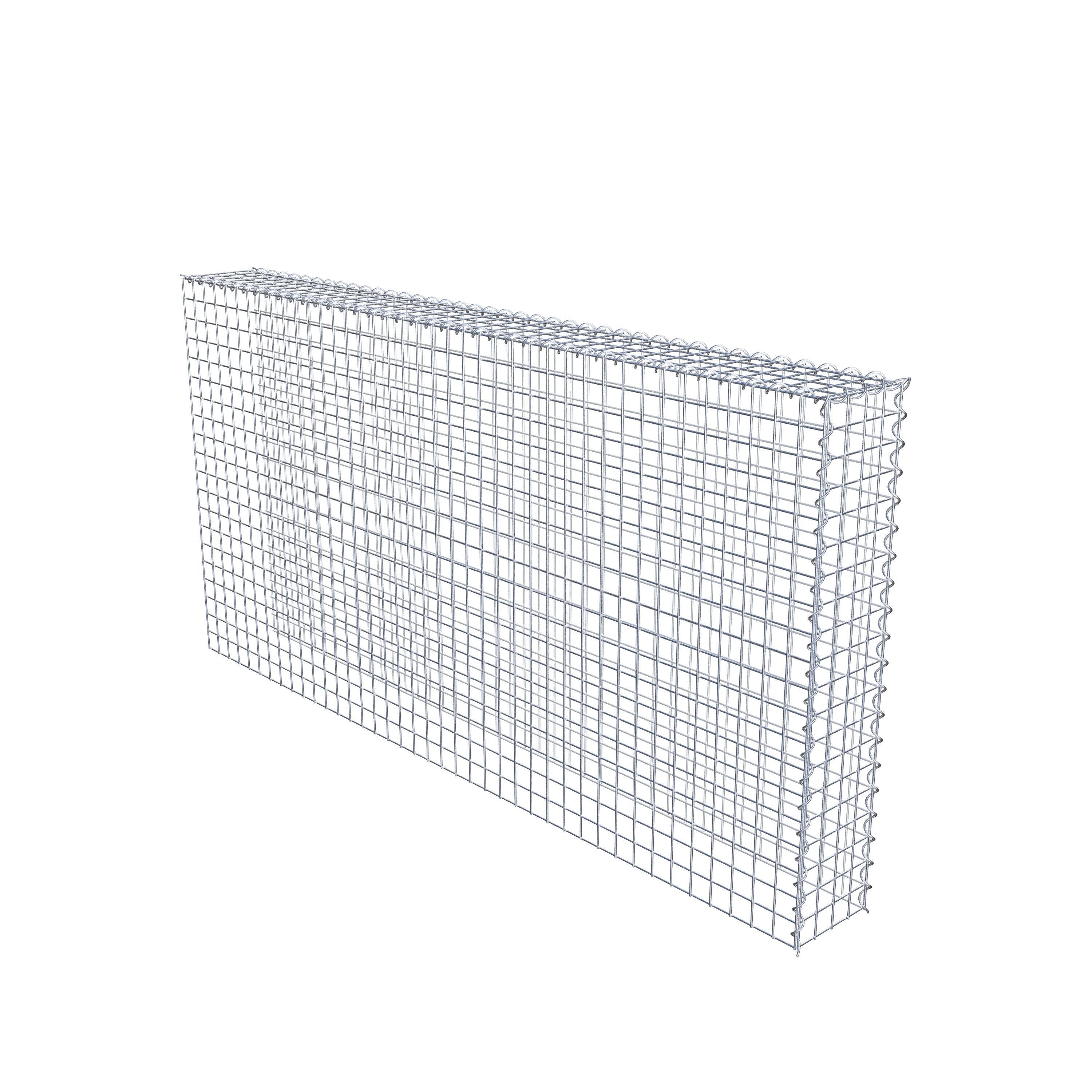 Grown-on gabion type 4 200 cm x 100 cm x 20 cm (L x H x D), mesh size 5 cm x 5 cm, spiral