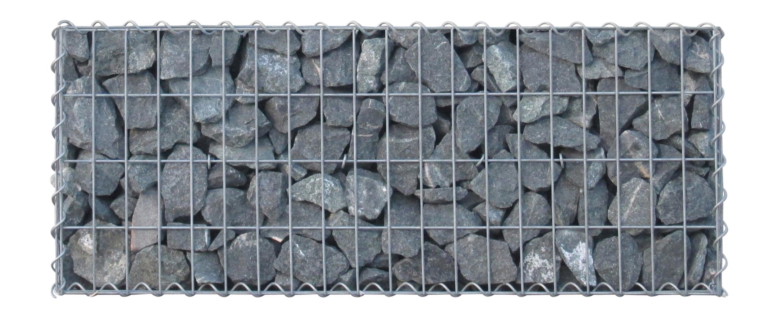 Gabion 100 cm x 40 cm x 30 cm (L x H x D), maskestørrelse 5 cm x 10 cm, spiral