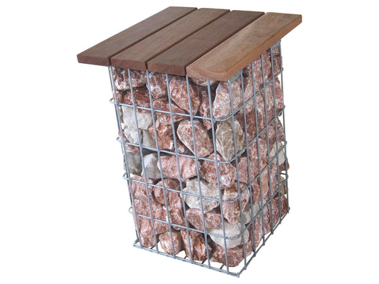 Tabouret galvanisé à chaud MW 5 x 10 cm, CUMARU