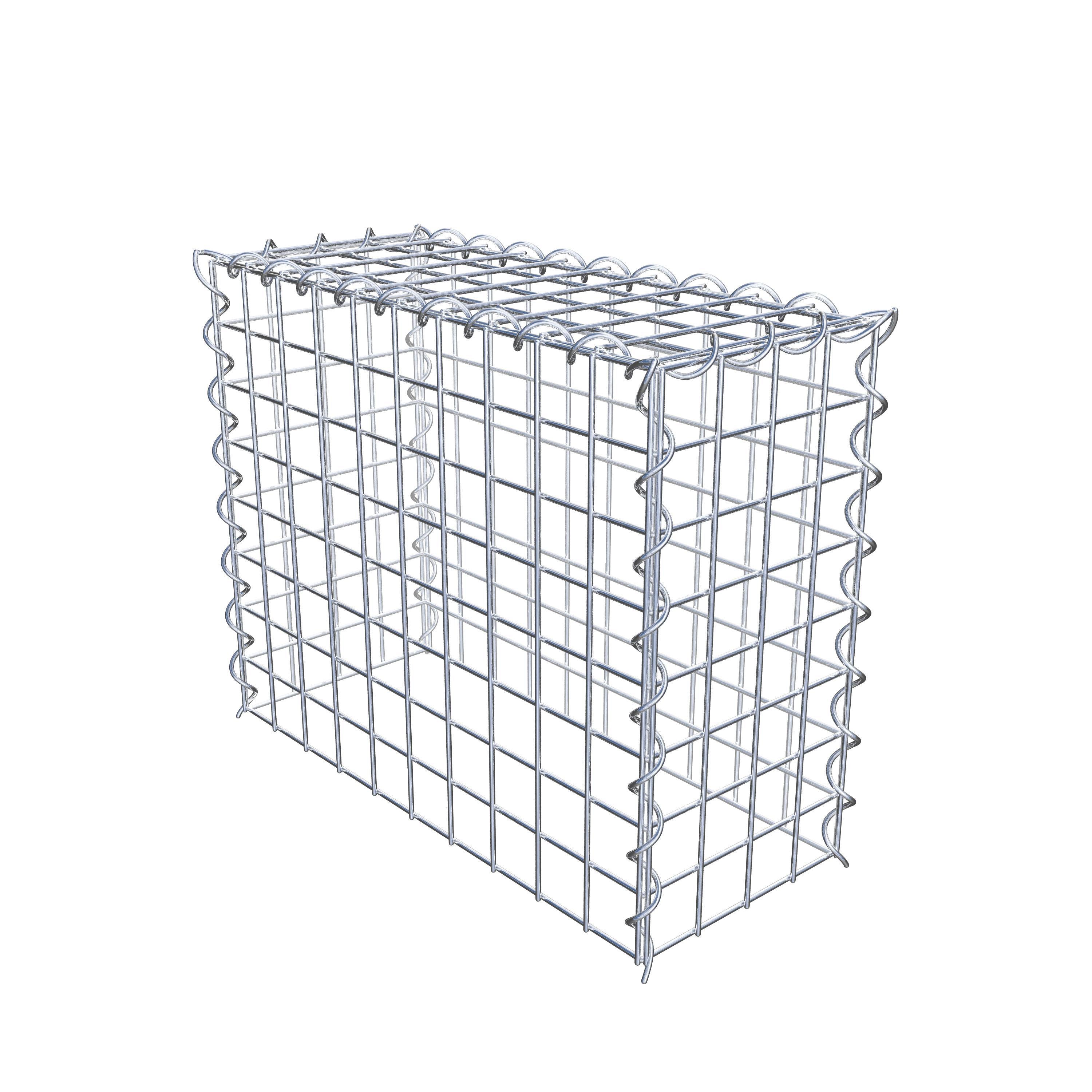 Grown-on gabion type 3 50 cm x 40 cm x 20 cm (L x H x D), mesh size 5 cm x 5 cm, spiral