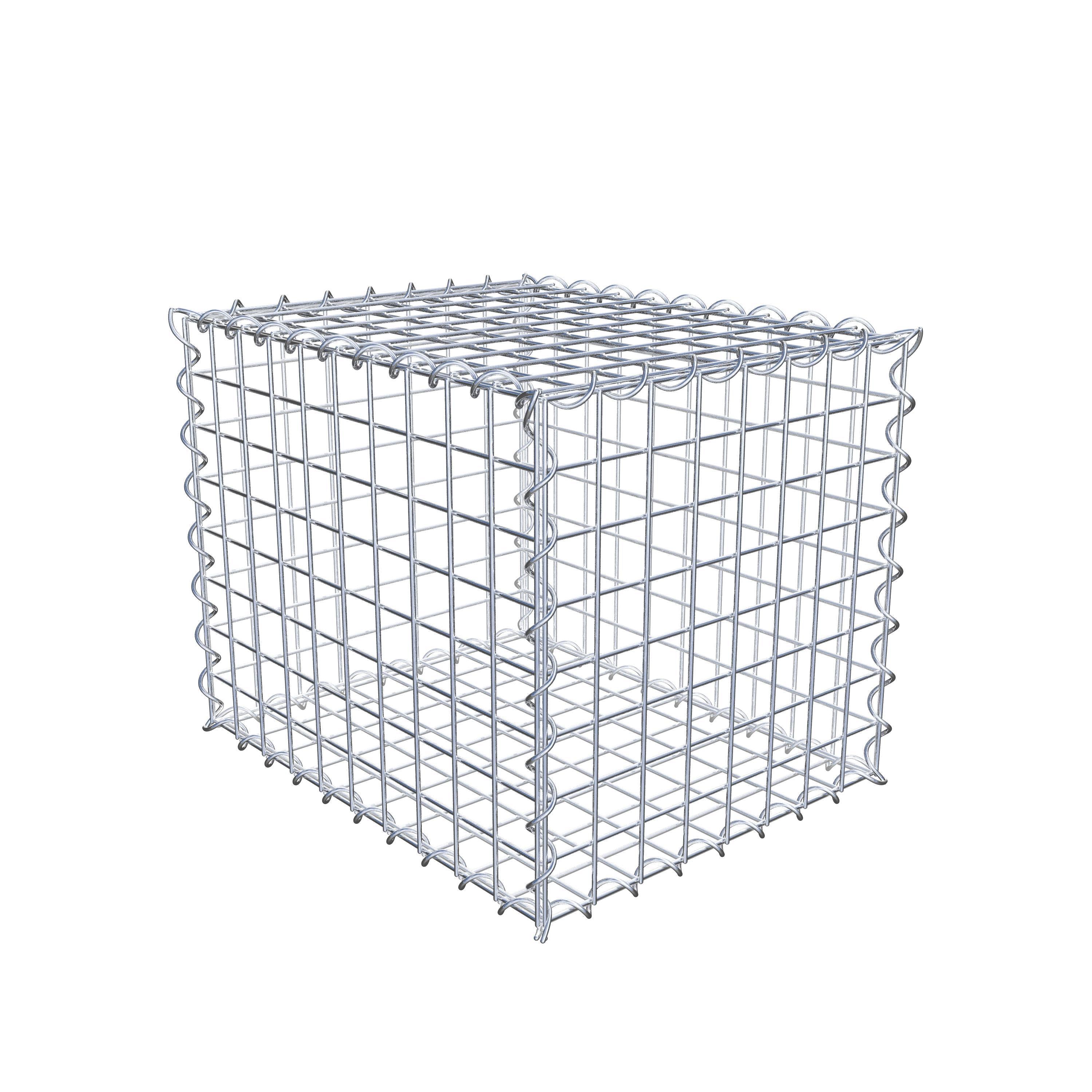 Gabion 50 cm x 40 cm x 40 cm (L x H x D), maskestørrelse 5 cm x 5 cm, spiral