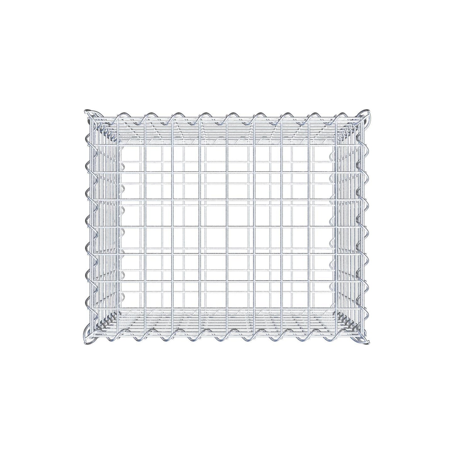 Gabione 50 cm x 40 cm x 40 cm (L x H x T), Maschenweite 5 cm x 5 cm, Spirale