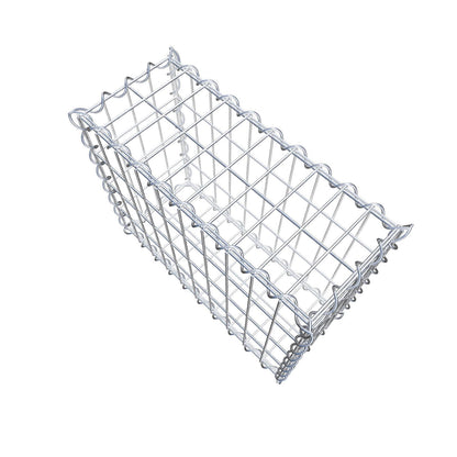 Gabion 50 cm x 40 cm x 20 cm (L x H x P), mailles 5 cm x 10 cm, spirale