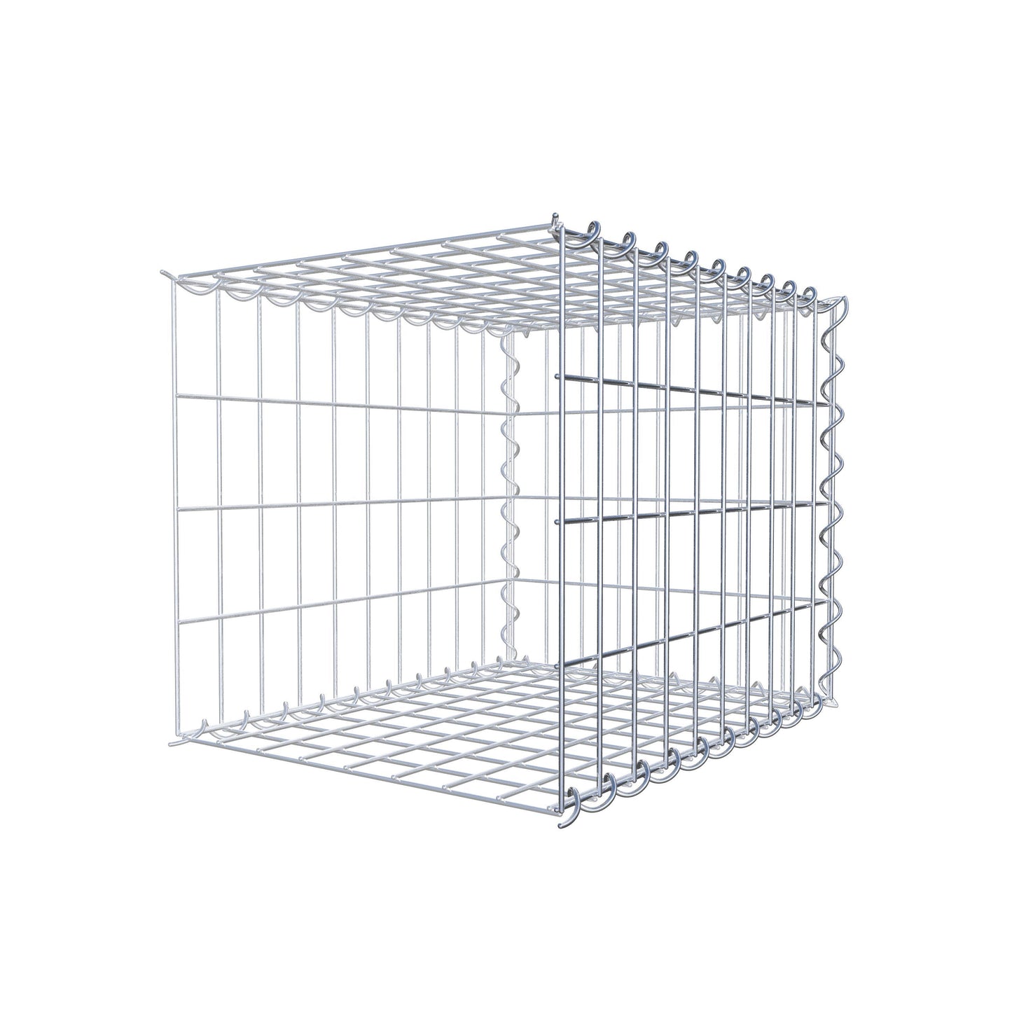 Gavión adicional tipo 2 50 cm x 40 cm x 40 cm (L x A x P), malla 5 cm x 10 cm, en espiral