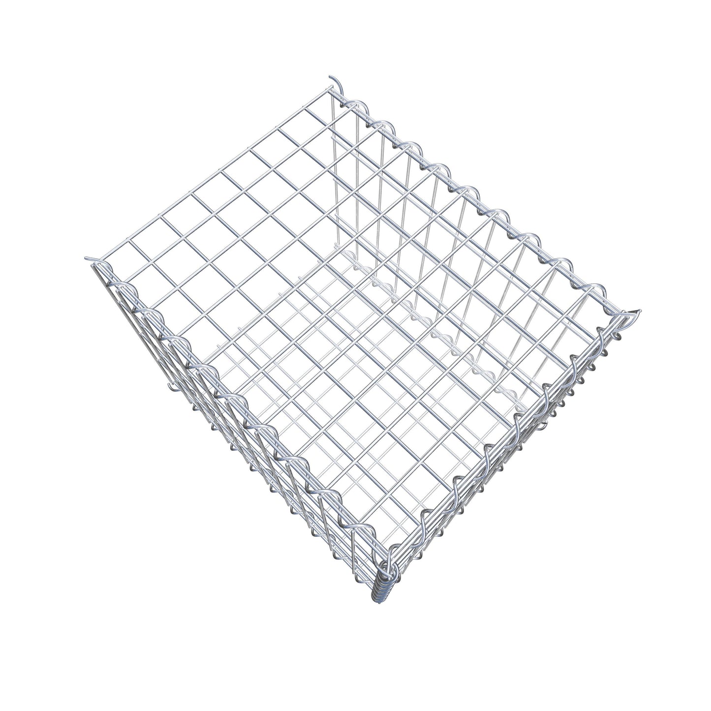 Gavión adicional tipo 2 50 cm x 40 cm x 40 cm (L x A x P), malla 5 cm x 10 cm, en espiral