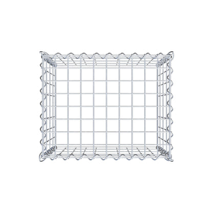 Anbaugabione Typ 3 50 cm x 40 cm x 40 cm (L x H x T), Maschenweite 5 cm x 10 cm, Spirale