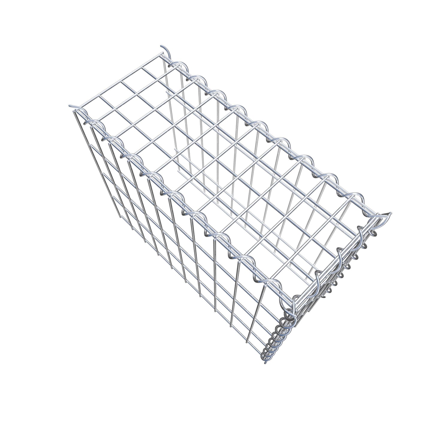 Extra gabion typ 4 50 cm x 40 cm x 20 cm (L x H x D), maskstorlek 5 cm x 10 cm, spiral
